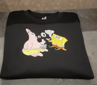 Felpa Spongebob Patrick Nera