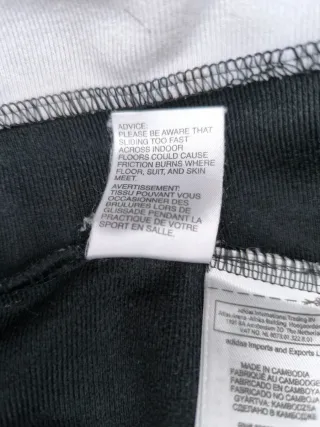 Giacca Tuta Adidas Vintage Y2K Nera Rossa (164 cm)