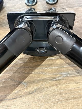 Invision Soporte Monitor Doble Brazo Negro.