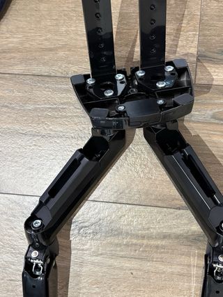 Invision Soporte Monitor Doble Brazo Negro.