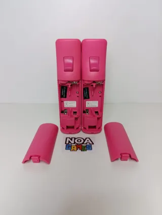 Pack 2 Mandos Wii Motion Plus Rosa