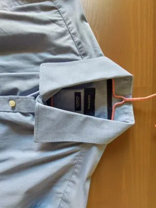 Camisa azul Cortefiel Talla L