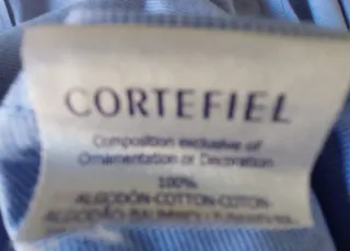 Camisa azul Cortefiel Talla L