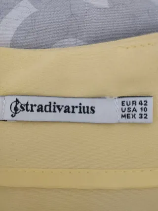 Falda pantalón amarilla con cordones