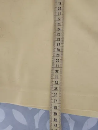 Falda pantalón amarilla con cordones