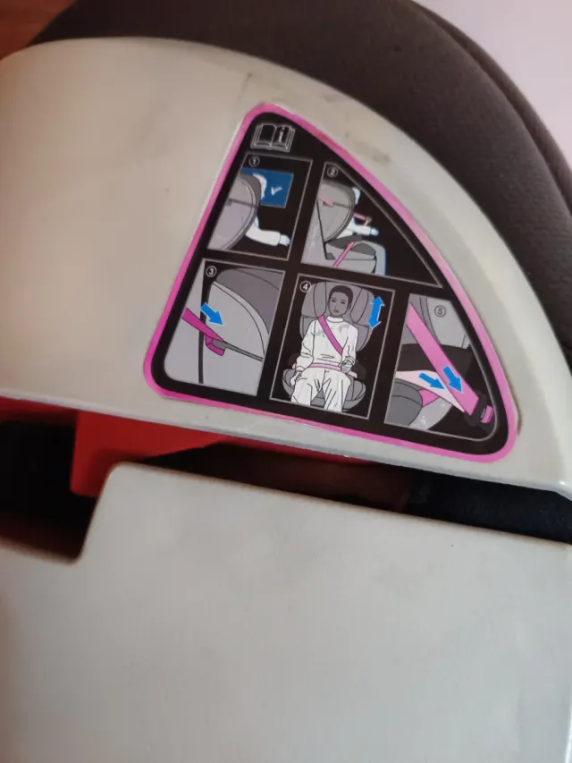 Silla coche bebé negra