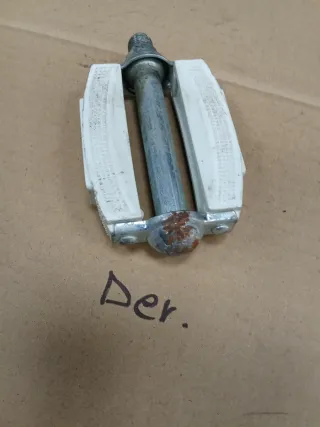 Pedal Bicicleta Antiguo Blanco