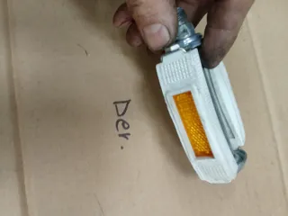 Pedal Bicicleta Antiguo Blanco