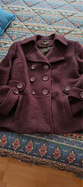 Chaqueta lana mujer talla 44 morada