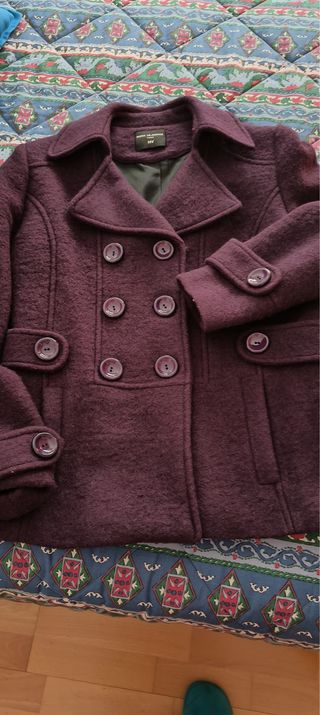 Chaqueta lana mujer talla 44 morada