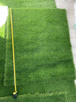 Retales césped artificial 33mm alta calidad