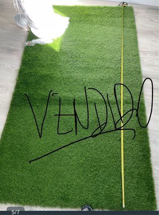 Retales césped artificial 33mm alta calidad