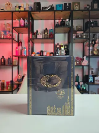 Perfume Árabe Negro y Dorado