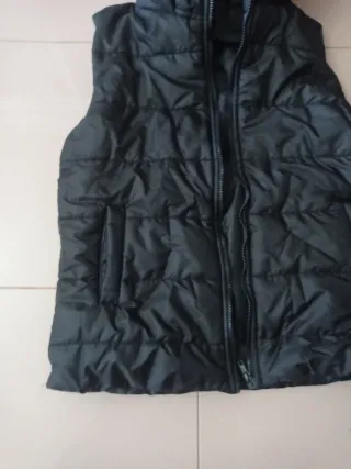 Chaleco acolchado chica talla M el negro, marrón L