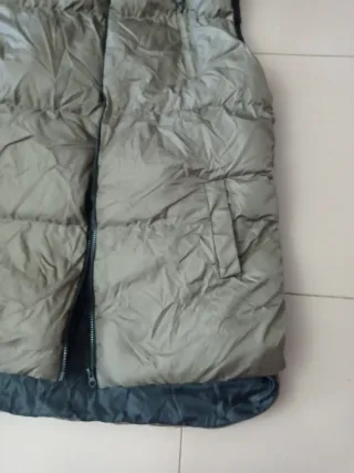 Chaleco acolchado chica talla M el negro, marrón L