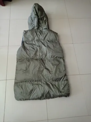 Chaleco acolchado chica talla M el negro, marrón L