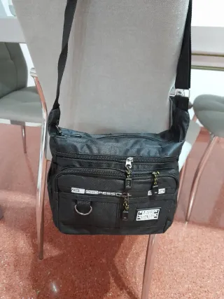 Bolso bandolera negro mujer