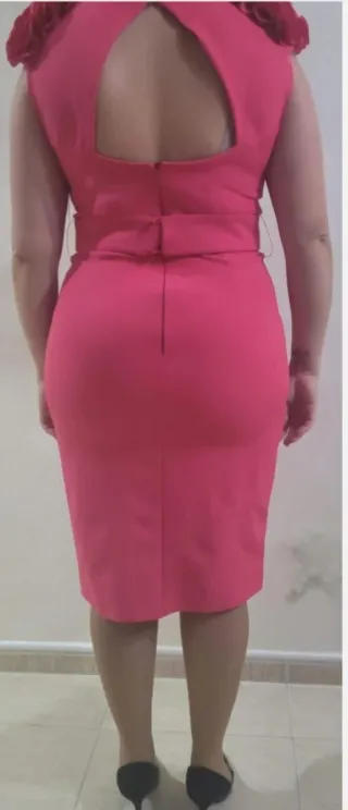 Vestido rosa con flores