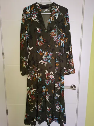 Vestido estampado Zara mujer T.S