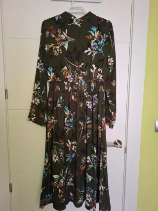 Vestido estampado Zara mujer T.S