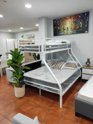 Litera Matrimonio Metal Blanco