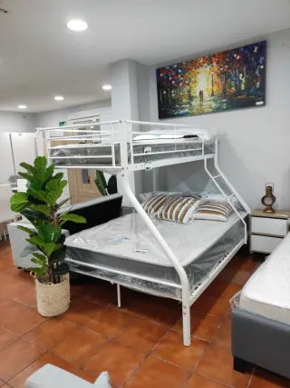 Litera Matrimonio Metal Blanco