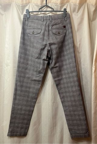 Pantalón Jack & Jones cuadros gris