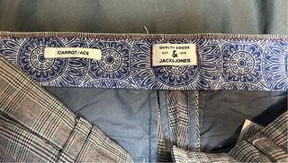 Pantalón Jack & Jones cuadros gris