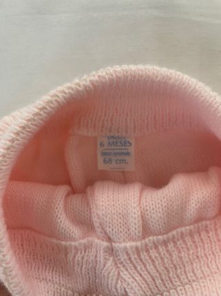 Conjunto abrigo y pantalón niña 6 meses