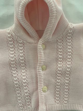 Conjunto abrigo y pantalón niña 6 meses