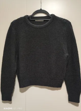 Jersey de punto gris talla única