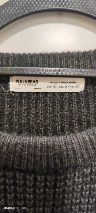 Jersey de punto gris talla única