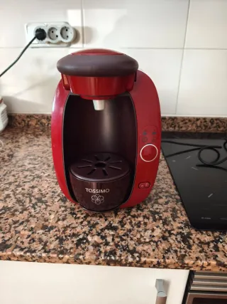 Cafetera Tassimo Cápsulas Roja