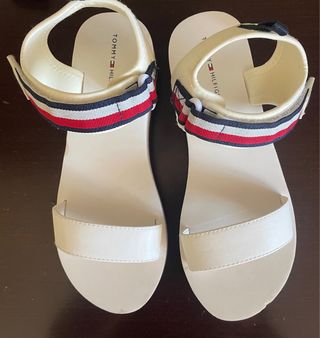 Sandalias Tommy Hilfiger Blancas Talla X