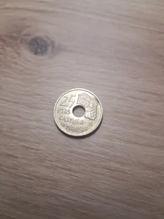 Moneda 25 Ptas. Castilla-La Mancha