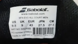 Zapatillas Babolat SFX Evo All Court T.43