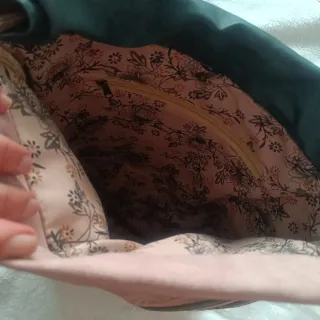 Bolso Mochila Dibujo Chica Cámara Sin usar