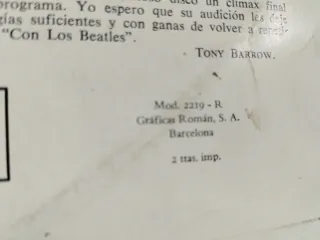 Disco Vinilo With The Beatles Original