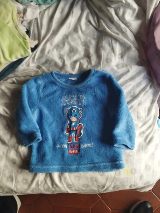 Sudadera Capitán América Azul