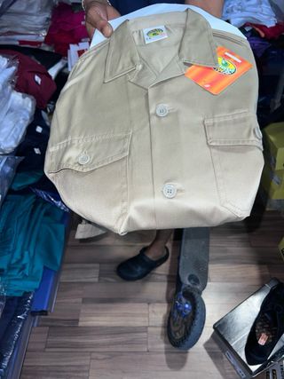 Chaqueta de trabajo azul