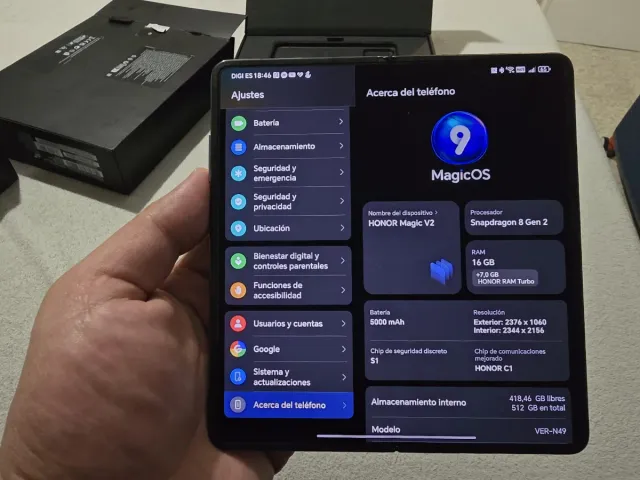 Honor Magic V2 512gb 16gb de ram
