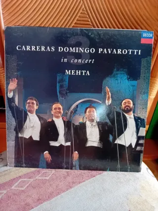 Vinilo Carreras Domingo Pavarotti Mehta