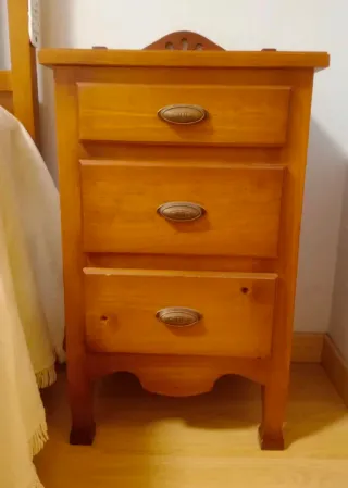 Cama madera 105x190.