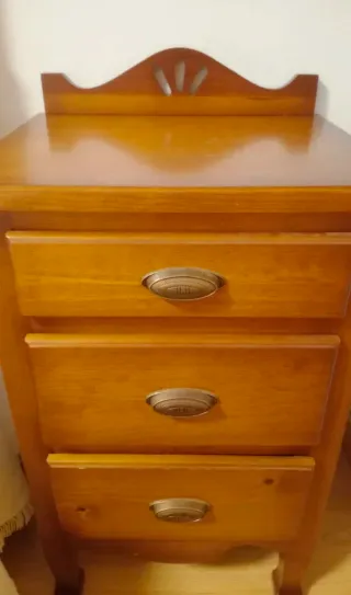 Cama madera 105x190.