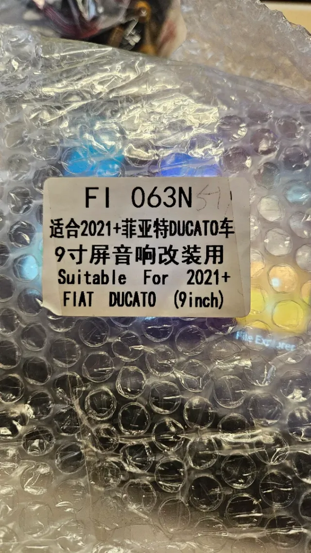 Pantalla Android 9" Fiat Ducato 2021+ (8GB/128GB)