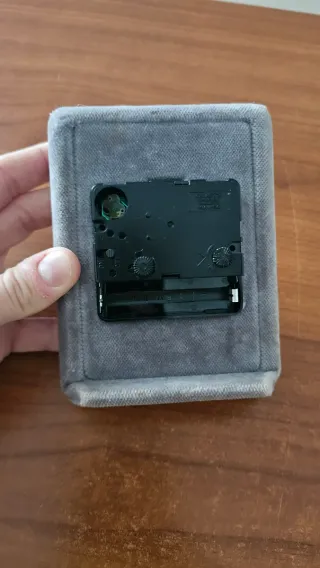 Orologio da tavolo vintage in argento 925