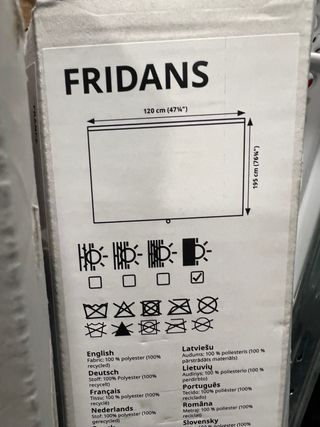 Estores enrollables de Rayas Amarillas y Blancas