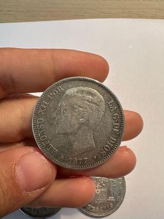 4 monedas de plata
