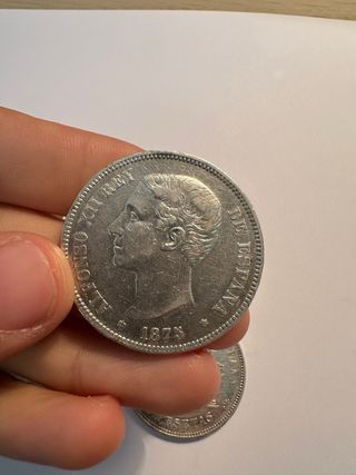 4 monedas de plata