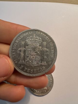 4 monedas de plata